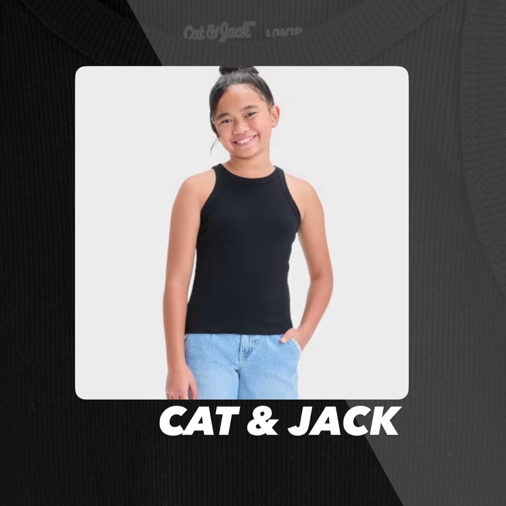 EUC Cat & Jack Slim Fit Tank Top